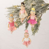 Knit Ballerina Ornament Dolls by Mud Pie at Confetti Gift and Party Tuscaloosa Alabama