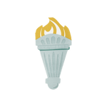 Lady Liberty Shaped Paper Dinner Napkin by My Mind’s Eye at Confetti Gift and Party Tuscaloosa Alabama