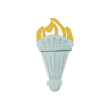 Lady Liberty Shaped Paper Dinner Napkin by My Mind’s Eye at Confetti Gift and Party Tuscaloosa Alabama