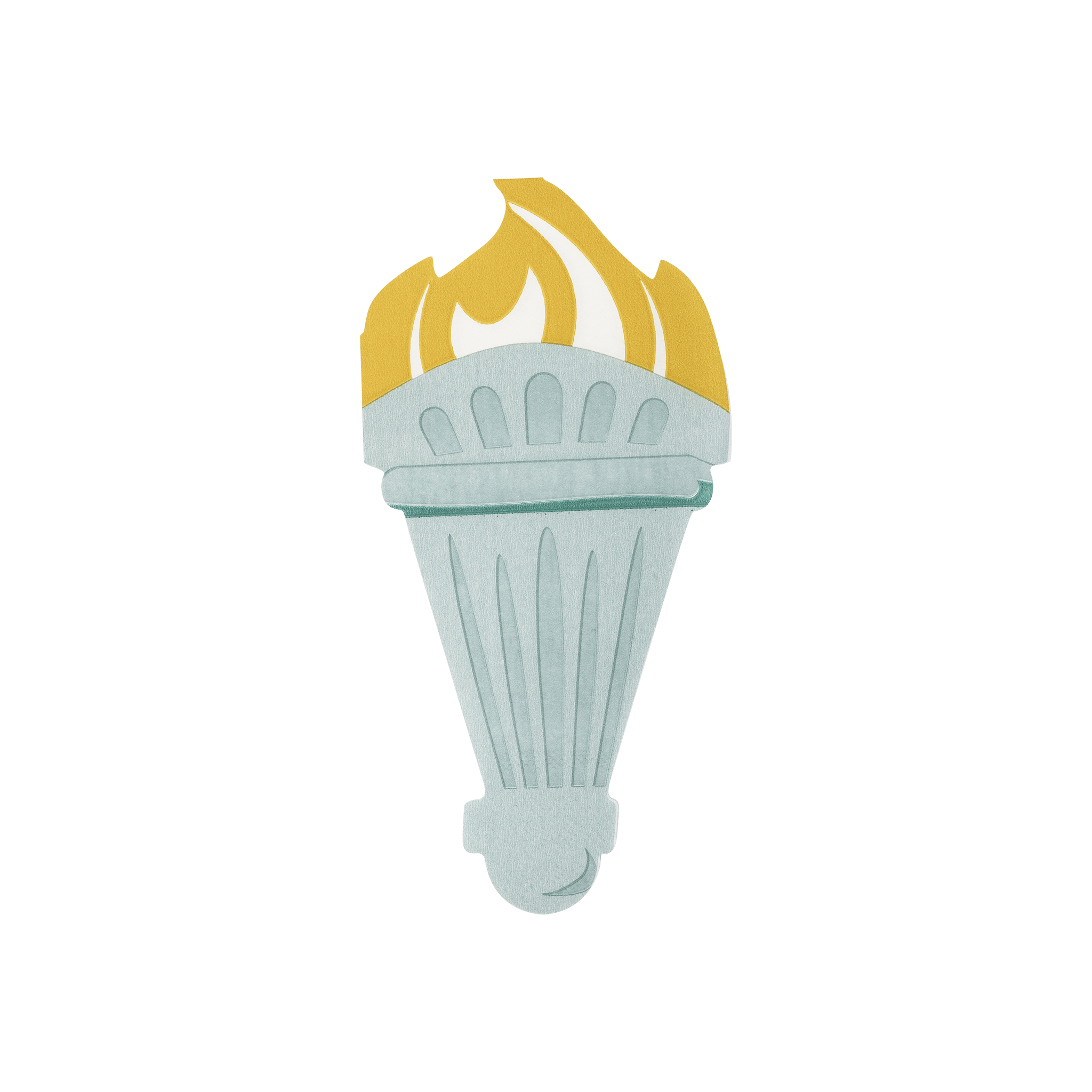 Lady Liberty Shaped Paper Dinner Napkin by My Mind’s Eye at Confetti Gift and Party Tuscaloosa Alabama