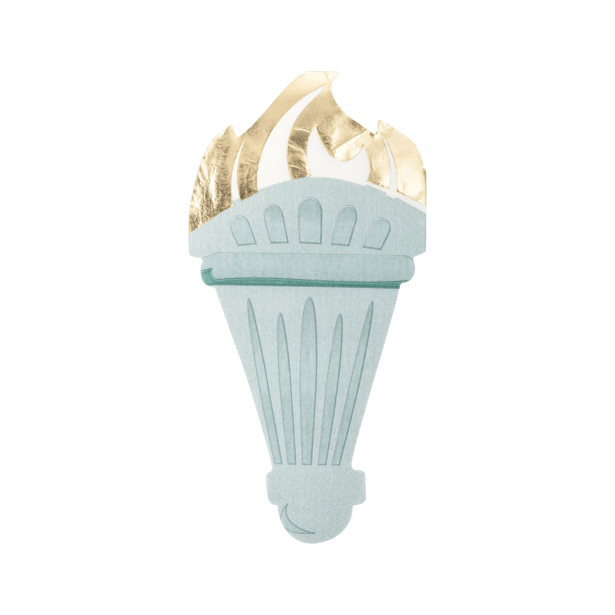 Lady Liberty Shaped Paper Dinner Napkin by My Mind’s Eye at Confetti Gift and Party Tuscaloosa Alabama