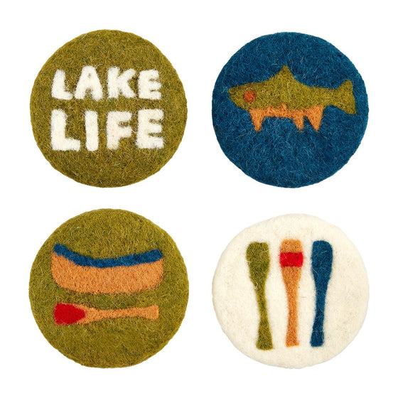 Lake Coaster Set by Mud Pie at Confetti Gift and Party