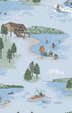 Lake Life - 2 Way Zipper Romper by Angel Dear at Confetti Gift and Party Tuscaloosa Alabama