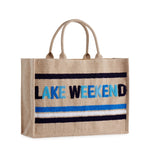 "LAKE WEKEEND" BEACH BAG by Shiraleah at Confetti Gift and Party Tuscaloosa Alabama