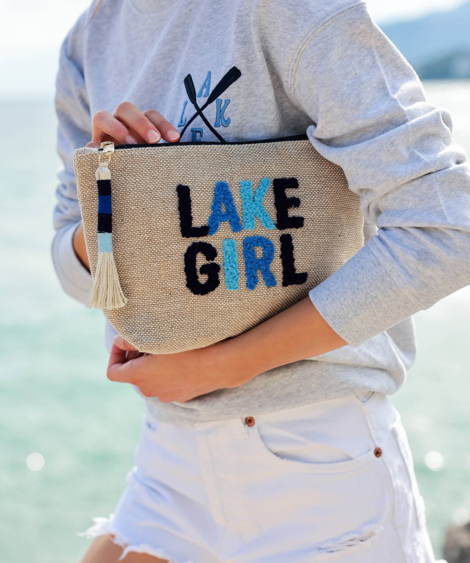 LAKE ZIP POUCH by Shiraleah at Confetti Gift and Party Tuscaloosa Alabama