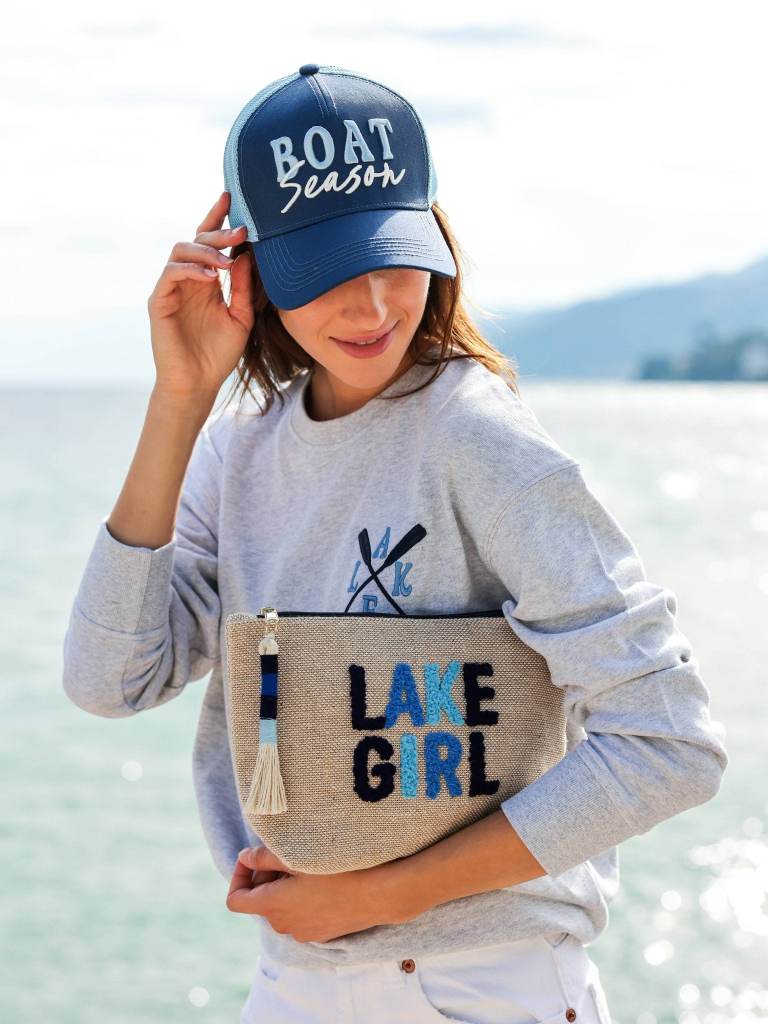 LAKE ZIP POUCH by Shiraleah at Confetti Gift and Party Tuscaloosa Alabama