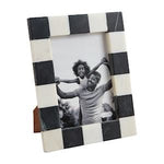 Large Black & White Check Frame by Mud Pie at Confetti Gift and Party Tuscaloosa Alabama