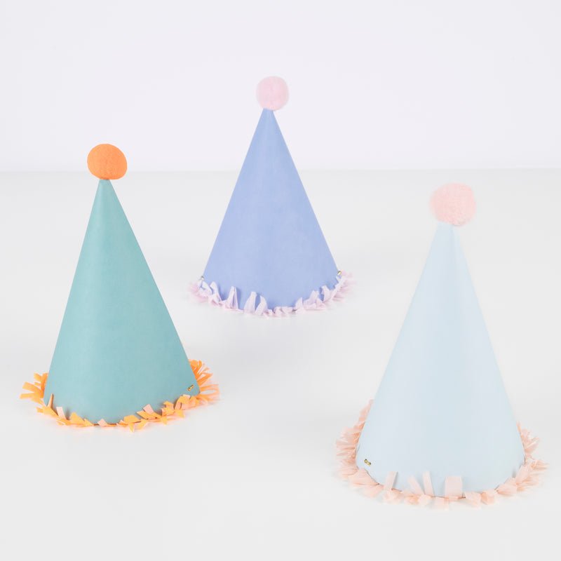 Large Party Hats with Pom Pom by Meri Meri at Confetti Gift and Party Tuscaloosa Alabama