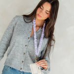 Lavender Dreams Satin Lanyard by Shop Andi at Confetti Gift and Party Tuscaloosa Alabama