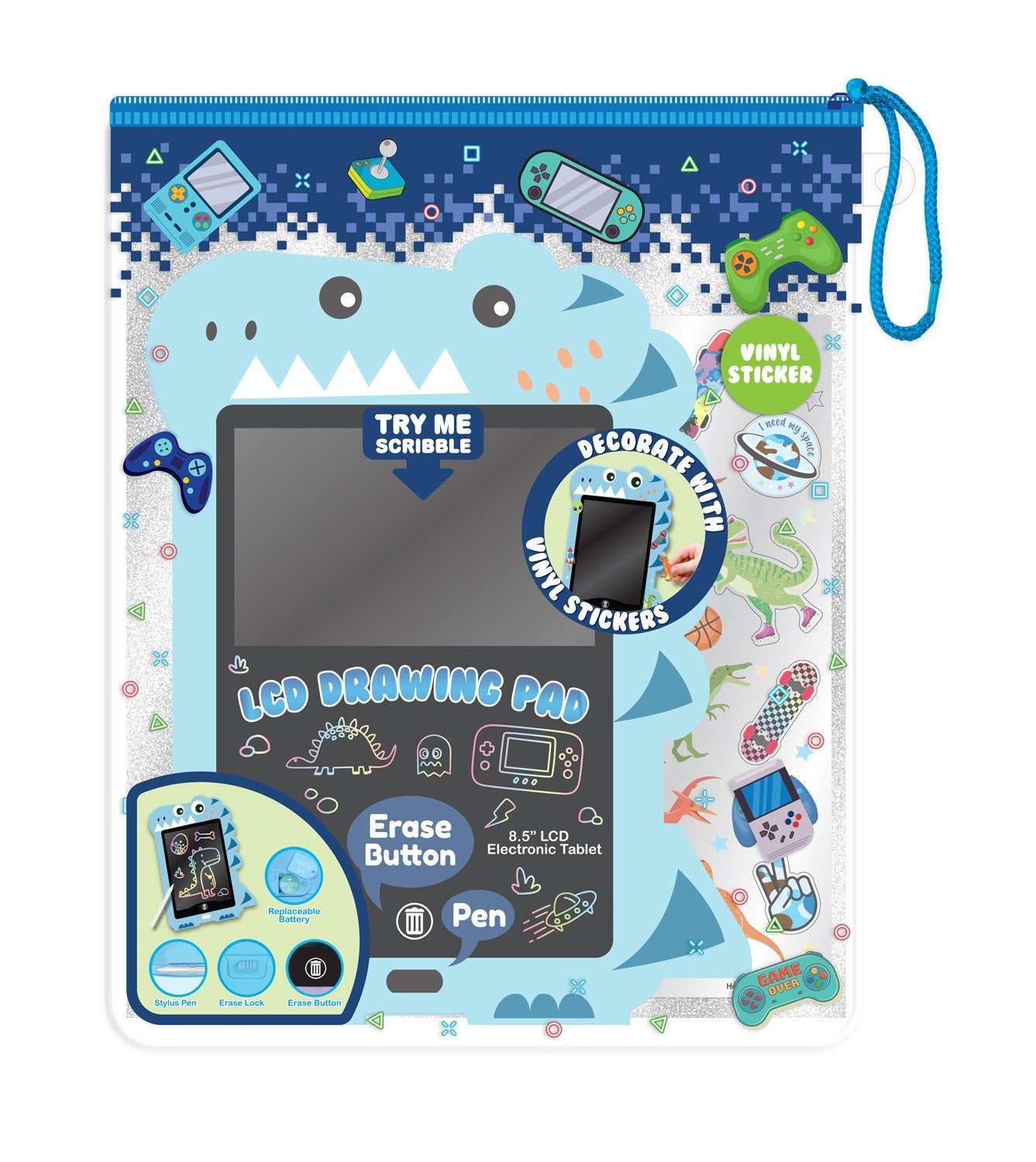 LCD Drawing Pad, Dinosaur by Hot Focus, Inc. at Confetti Gift and Party Tuscaloosa Alabama