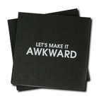 Let's Make It Awkward - Cocktail Napkins by Chez Gagné at Confetti Gift and Party Tuscaloosa Alabama
