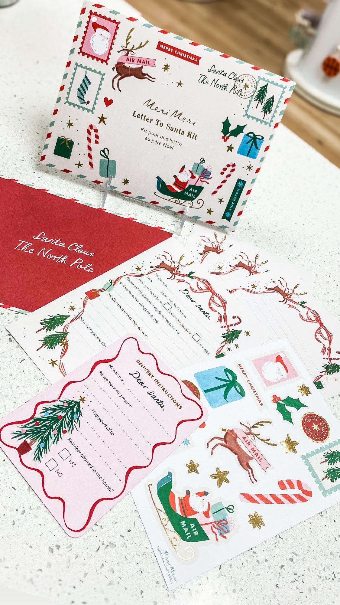 Letter To Santa Kit by Meri Meri at Confetti Gift and Party Tuscaloosa Alabama