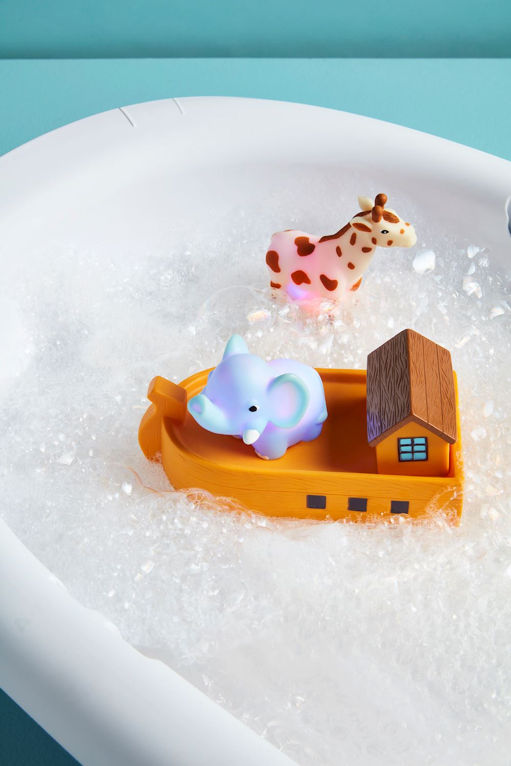 Light-Up Noahs Ark Bath Toy Set by Mud Pie – Confetti Gift Party