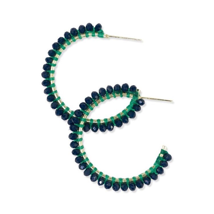 
                      
                        Lillian Crystal Threaded Beads Hoop by Ink + Alloy at Confetti Gift and Party
                      
                    