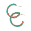 Lillian Crystal Threaded Beads Hoop by Ink + Alloy at Confetti Gift and Party