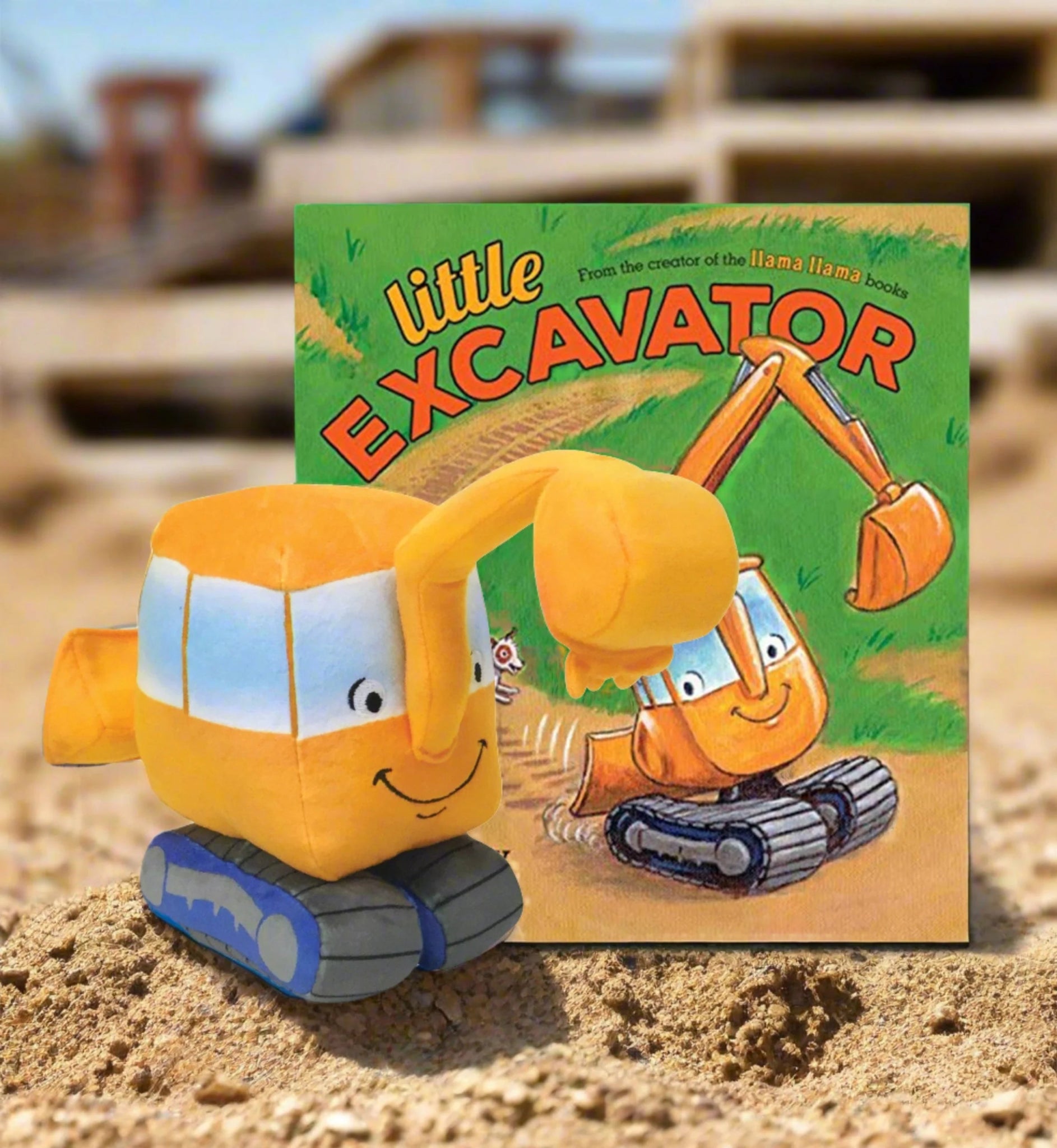 Little Excavator Doll & Book Gift Set by MerryMakers at Confetti Gift and Party Tuscaloosa Alabama