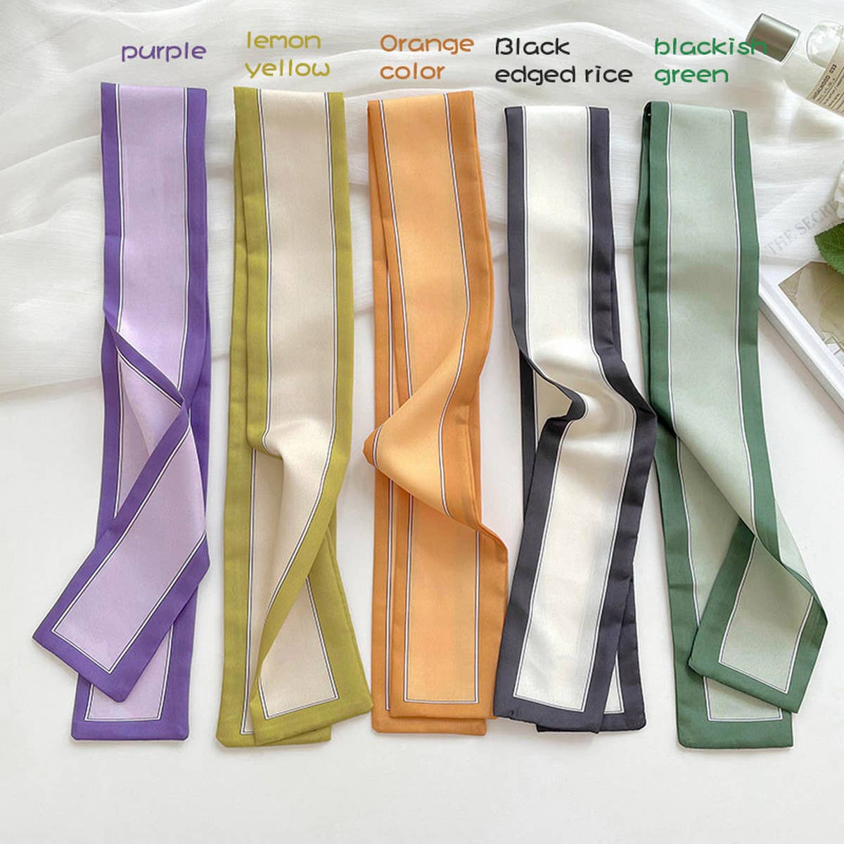 Long Thin Ribbon Scarf – Ponytail, Neck, or Purse by ACCITY at Confetti Gift and Party Tuscaloosa Alabama