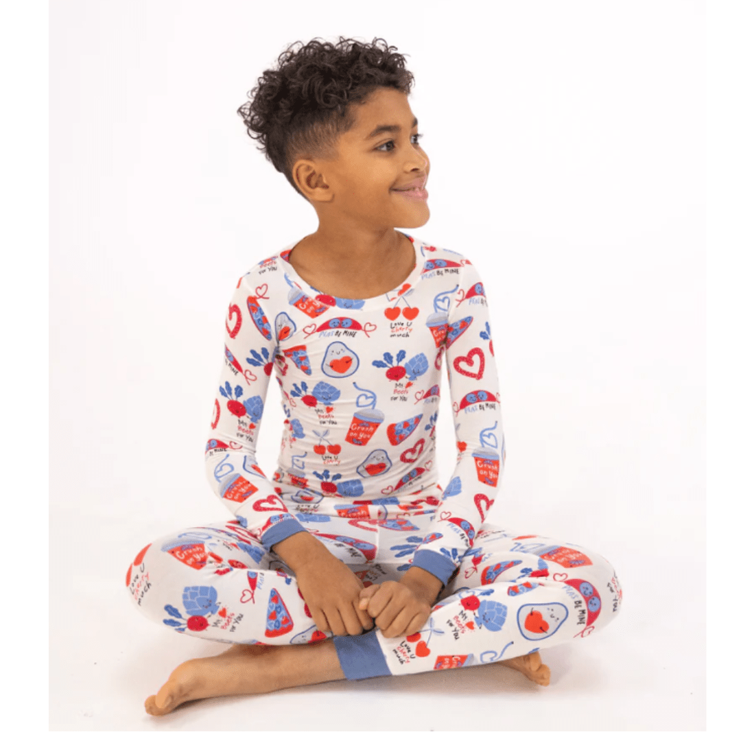 Love You Foodie Much Blue 2 Way Zipper Romper by Angel Dear at Confetti Gift and Party Tuscaloosa Alabama