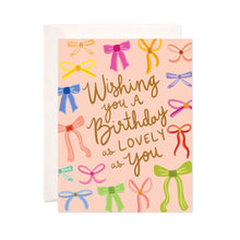  Lovely Bows Greeting Card - Birthday Card by Bloomwolf Studio at Confetti Gift and Party