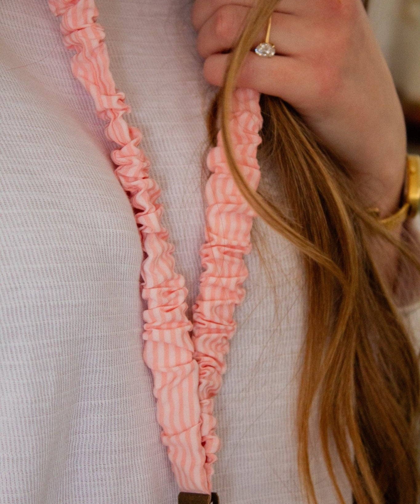 Lovely Stripes Lanyard by Shop Andi at Confetti Gift and Party Tuscaloosa Alabama