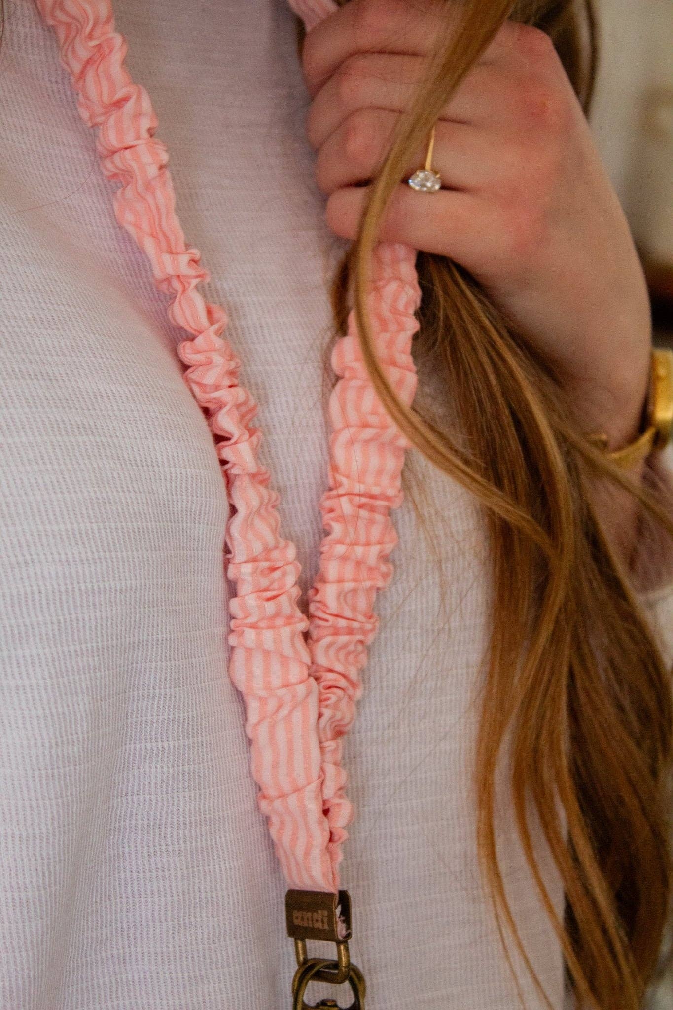 Lovely Stripes Lanyard by Shop Andi at Confetti Gift and Party Tuscaloosa Alabama