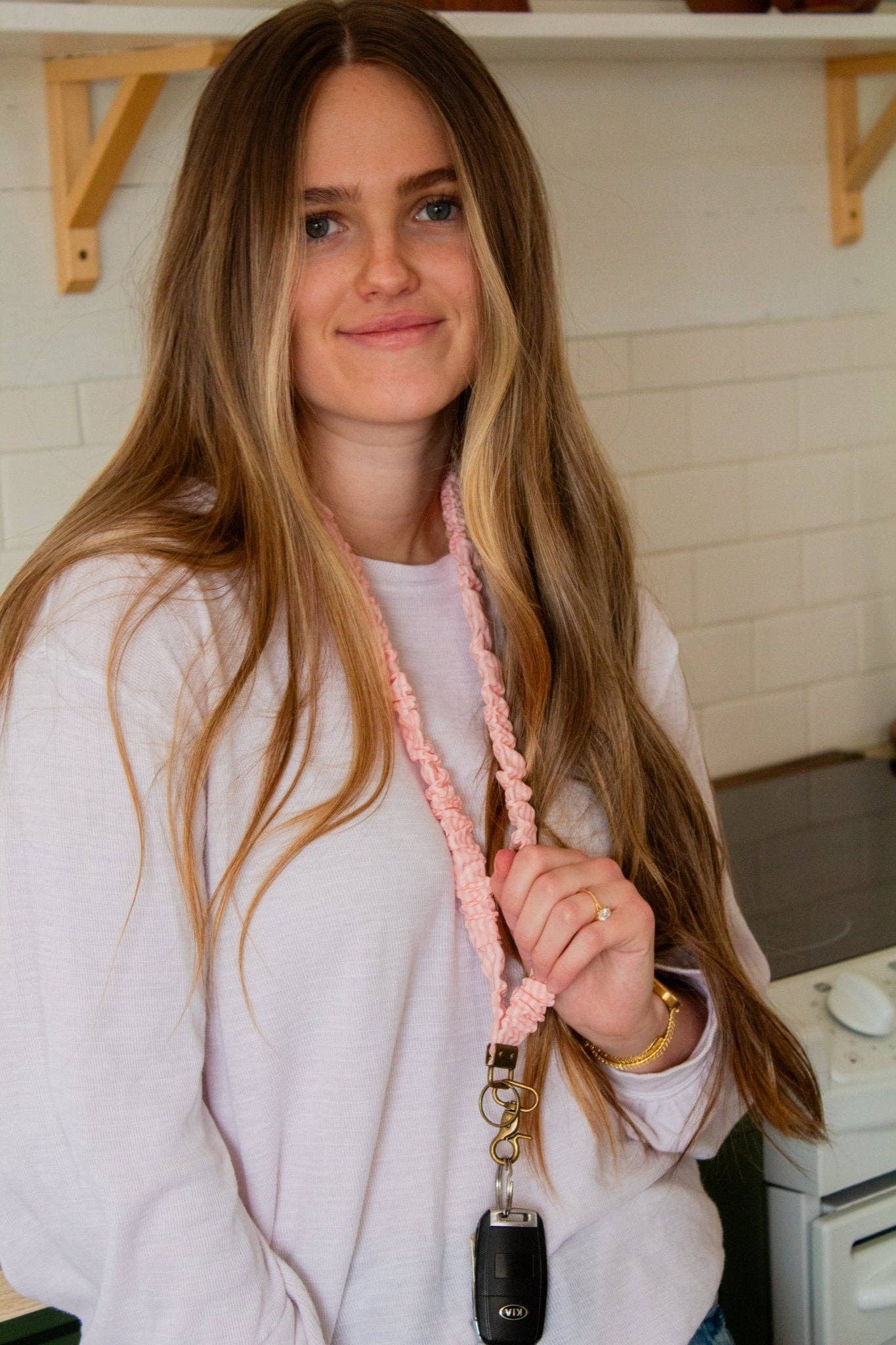 Lovely Stripes Lanyard by Shop Andi at Confetti Gift and Party Tuscaloosa Alabama