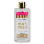 Make A Wish Matches - Glass Bottle Matchsticks - Bright Pink by Chez Gagné at Confetti Gift and Party Tuscaloosa Alabama