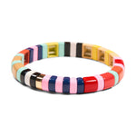 Malibu Sugar - Sugar Stripe Tile Bracelet Assortment by Malibu Sugar at Confetti Gift and Party Tuscaloosa Alabama