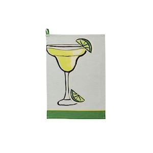 Marg Color Trim Cocktail Towel by Mud Pie at Confetti Gift and Party Tuscaloosa Alabama