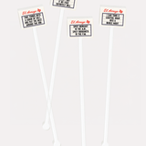 Marquee Stir Sticks - Cocktail Hour by El Arroyo at Confetti Gift and Party Tuscaloosa Alabama