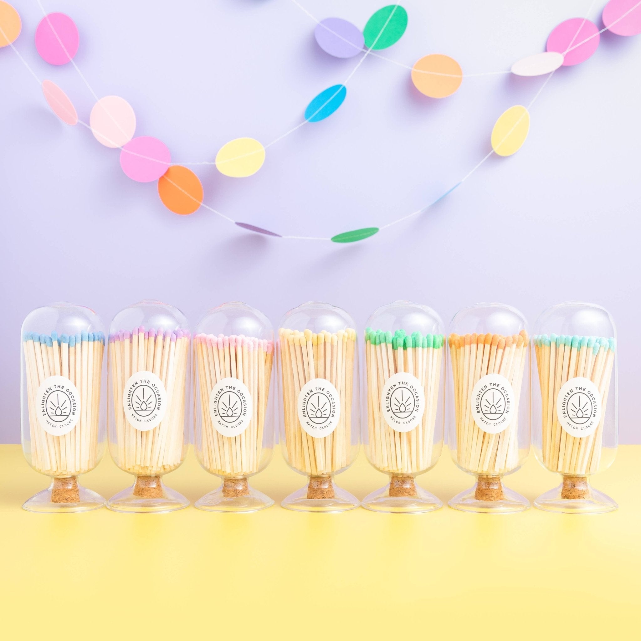 Match Cloche with 4 Inch Matchsticks by Enlighten the Occasion at Confetti Gift and Party
