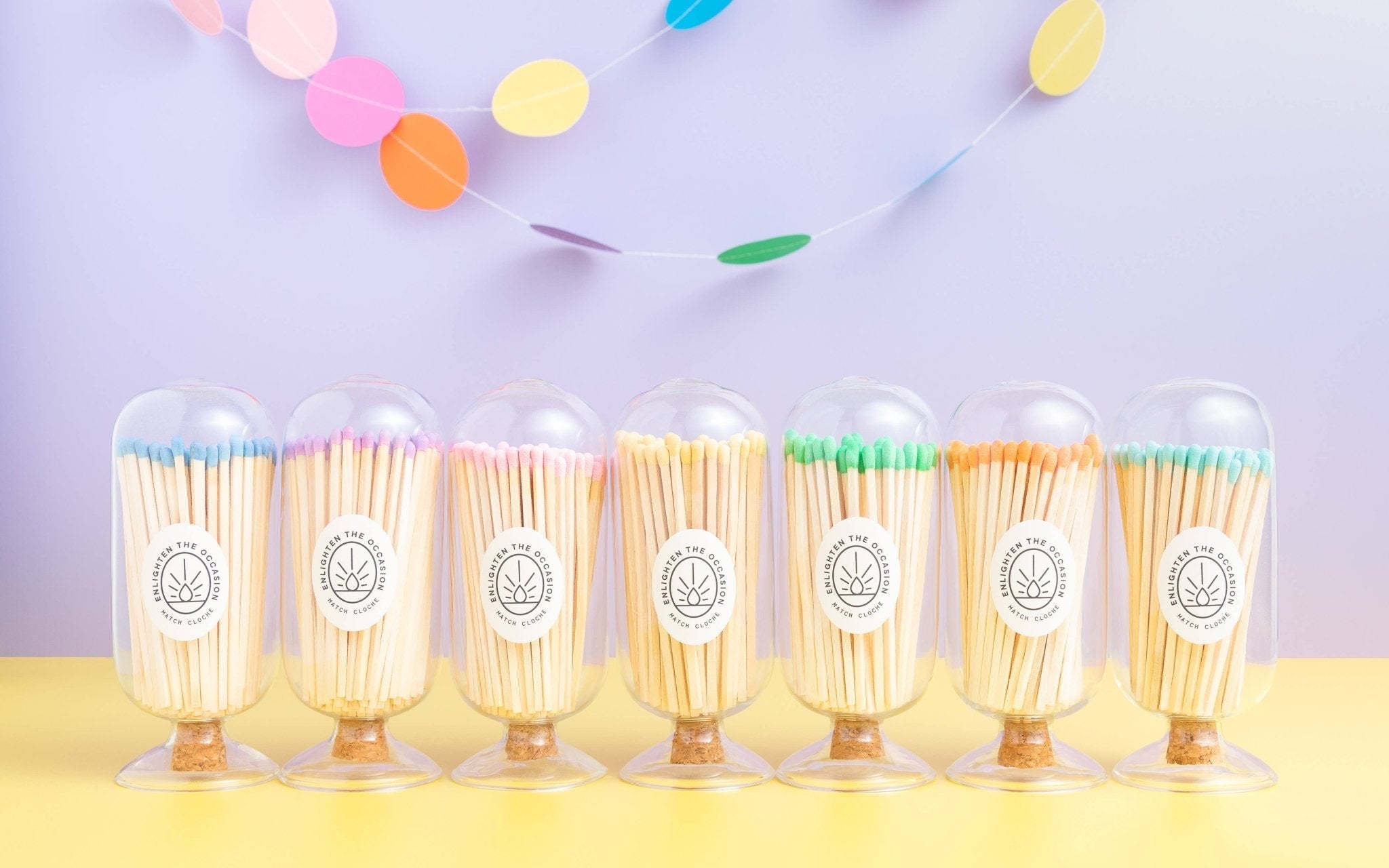 Match Cloche with 4 Inch Matchsticks by Enlighten the Occasion at Confetti Gift and Party