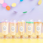 Match Cloche with 4 Inch Matchsticks by Enlighten the Occasion at Confetti Gift and Party