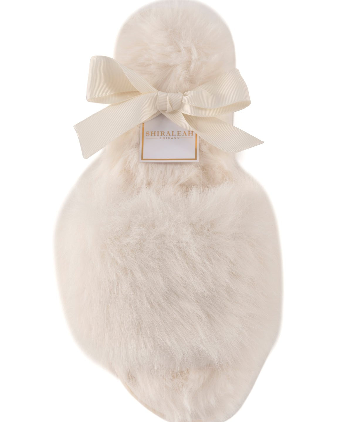 Maude Slippers – White Faux Fur House Slides by Shiraleah at Confetti Gift and Party Tuscaloosa Alabama