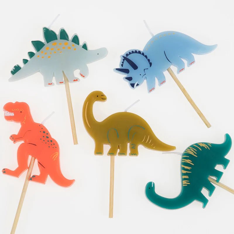 Meri Meri Dinosaur Candles by Meri Meri at Confetti Gift and Party