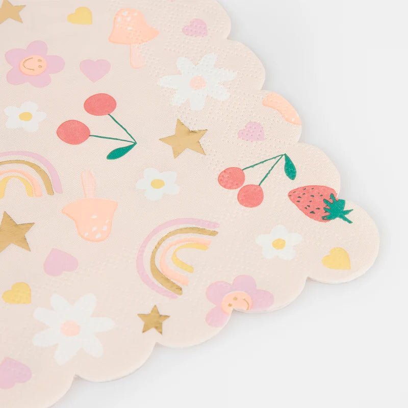 Meri Meri Happy Face Icon Large Napkins by Meri Meri at Confetti Gift and Party