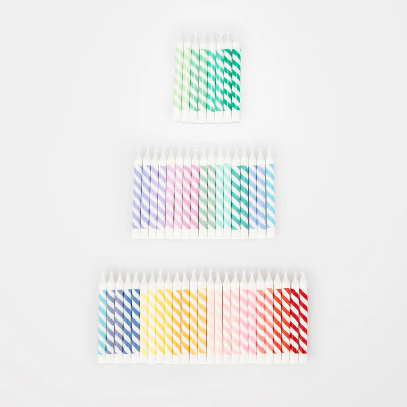 
                      
                        Meri Meri Rainbow Striped Mini Candles by Meri Meri at Confetti Gift and Party
                      
                    