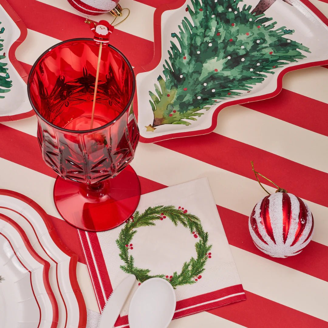 Merry & Bright Cocktail Napkin by Sophistiplate Simply Baked at Confetti Gift and Party Tuscaloosa Alabama