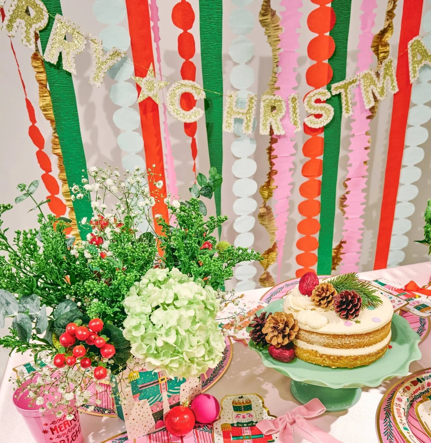 Merry & Bright Party Streamers by Packed Party at Confetti Gift and Party Tuscaloosa Alabama