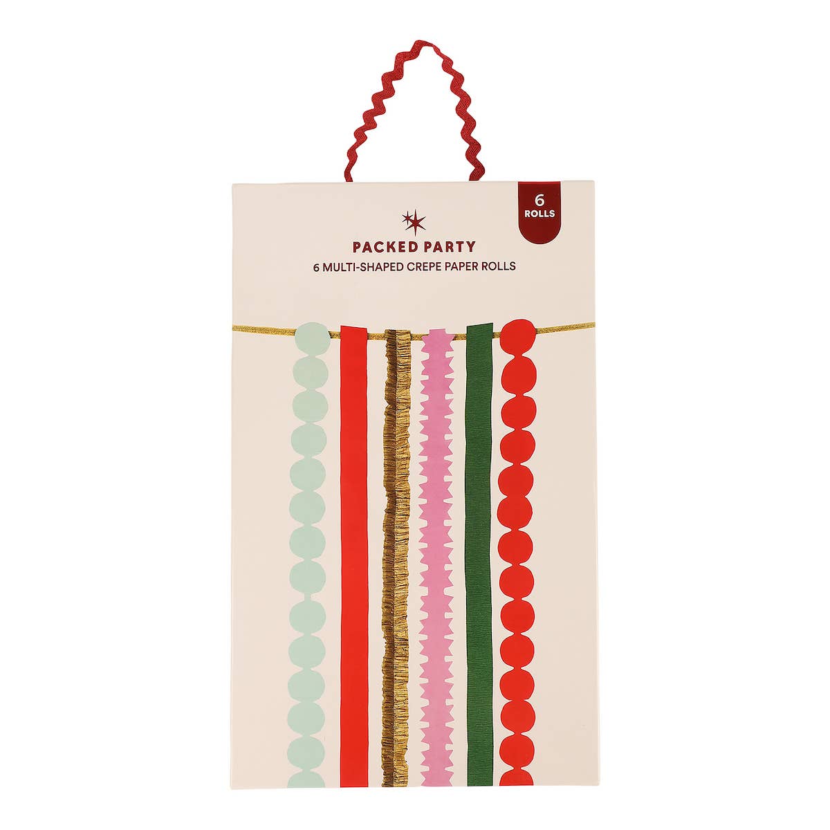 Merry & Bright Party Streamers by Packed Party at Confetti Gift and Party Tuscaloosa Alabama