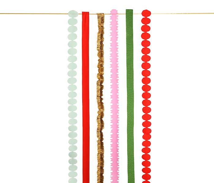 Merry & Bright Party Streamers by Packed Party at Confetti Gift and Party Tuscaloosa Alabama