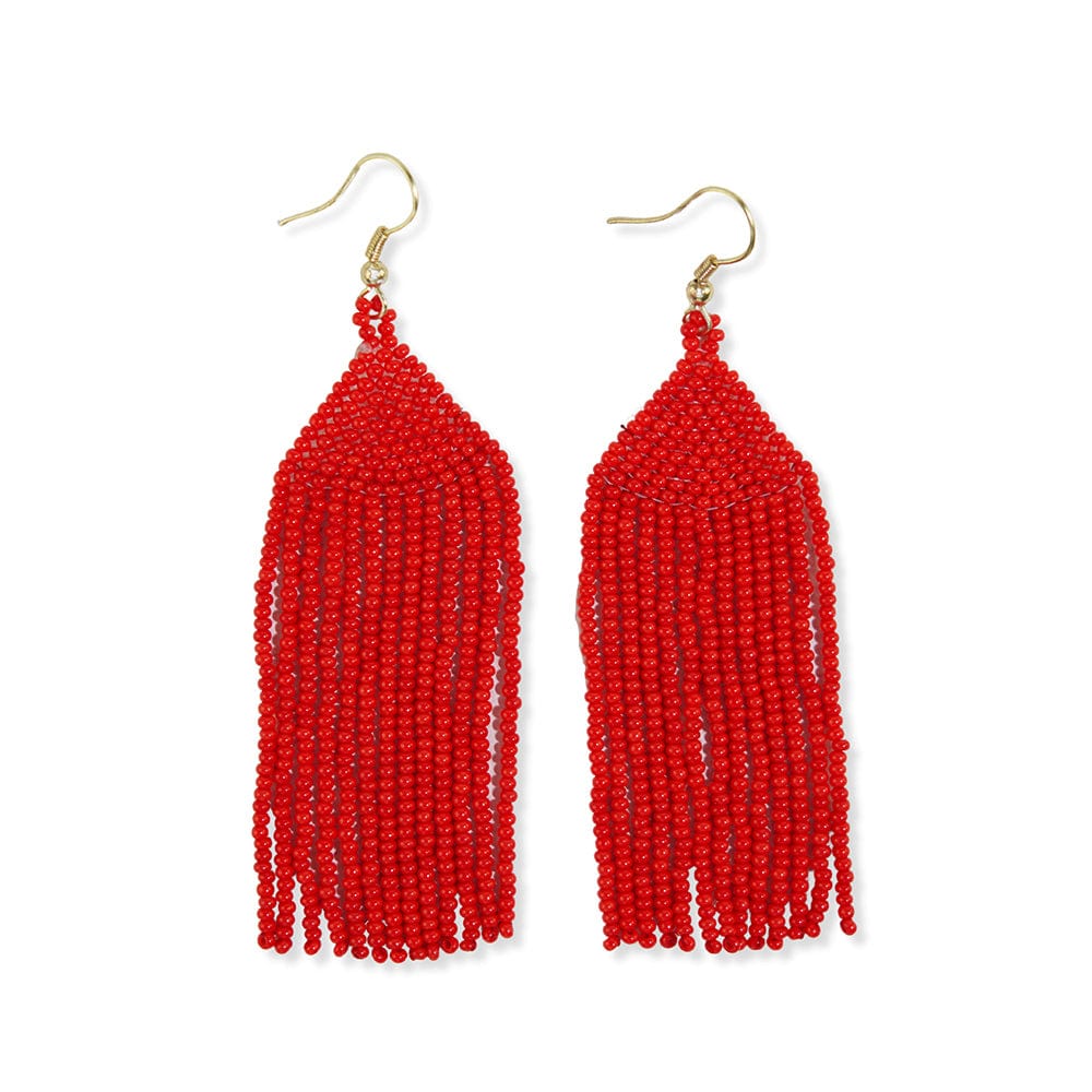 
                      
                        Michele Solid Beaded Fringe Earrings by Ink + Alloy at Confetti Gift and Party
                      
                    