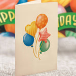 Mini Birthday Balloons Pop Up Birthday Greeting Card by FreshCut Paper LLC at Confetti Gift and Party Tuscaloosa Alabama