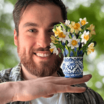 Mini English Daffodils Pop Up Greeting Card by FreshCut Paper LLC at Confetti Gift and Party Tuscaloosa Alabama