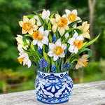 Mini English Daffodils Pop Up Greeting Card by FreshCut Paper LLC at Confetti Gift and Party Tuscaloosa Alabama