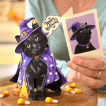 Mini Halloween Cat Pop Up Greeting Card by FreshCut Paper LLC at Confetti Gift and Party Tuscaloosa Alabama