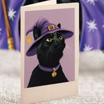 Mini Halloween Cat Pop Up Greeting Card by FreshCut Paper LLC at Confetti Gift and Party Tuscaloosa Alabama