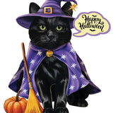 Mini Halloween Cat Pop Up Greeting Card by FreshCut Paper LLC at Confetti Gift and Party Tuscaloosa Alabama