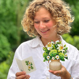 Mini Ivory & Sage Pop Up Greeting Card by FreshCut Paper LLC at Confetti Gift and Party Tuscaloosa Alabama