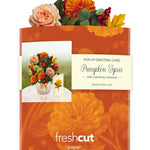 Mini Pumpkin Spice Pop Up Greeting Card by FreshCut Paper LLC at Confetti Gift and Party Tuscaloosa Alabama